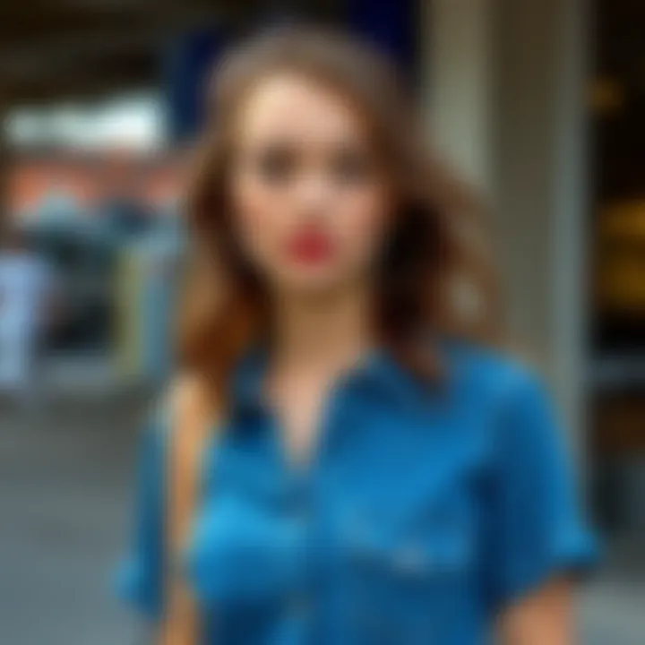 Chic denim dress suitable for various occasions