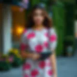 Trendy floral dress for teenagers