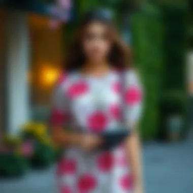 Trendy floral dress for teenagers