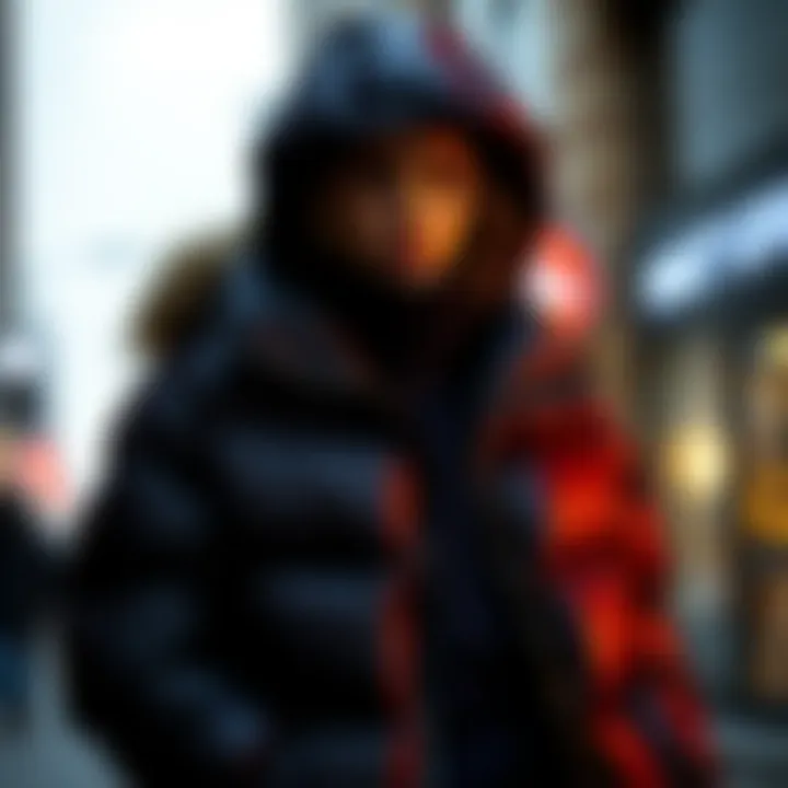 Contemporary Puffer for Cold Weather Modern puffer coat with sleek finish