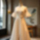 Elegant dress design showcasing affordable fashion