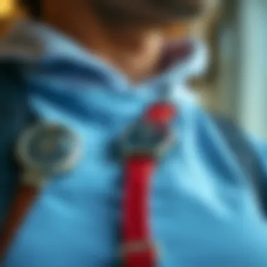 Accessorizing the Sporty Look Close-up of carefully selected accessories complementing a sporty look.