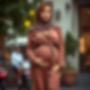 Chic Maternity Outfit Inspirations Aesthetic maternity outfit ideas for the modern hijabi