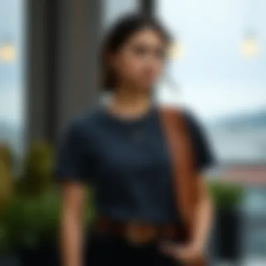 Chic Outfit Combinations with Charcoal T-Shirt Chic outfit combinations featuring charcoal t-shirt