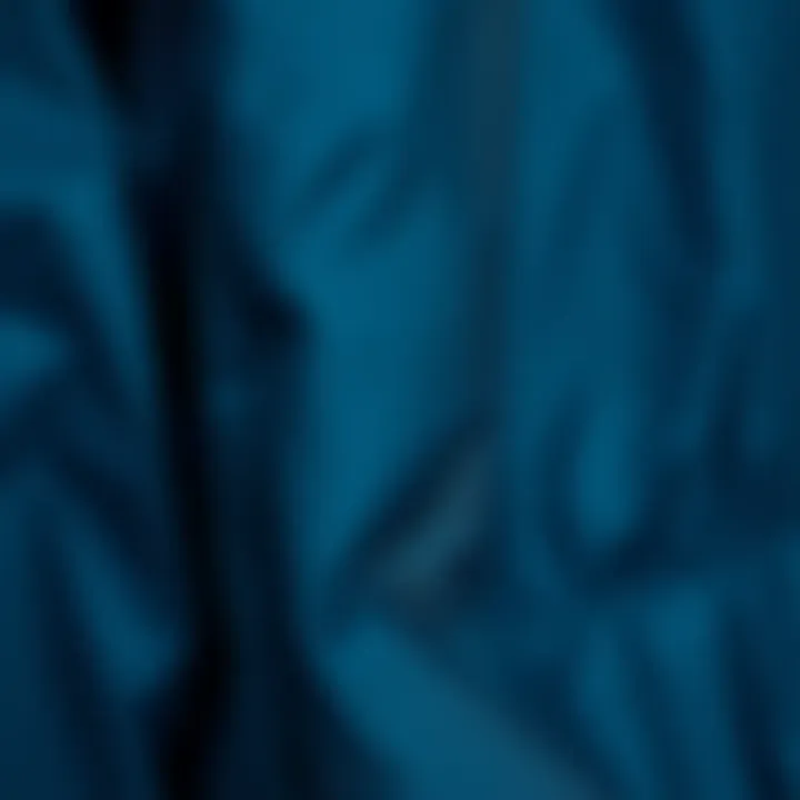 Detail of Armine Raincoat Fabric Close-up of fabric texture in Armine raincoat