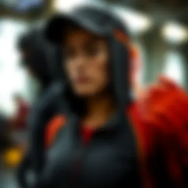 Material selection in athletic clothing