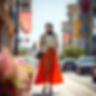 Latest trends in modest skirt and jacket fashion