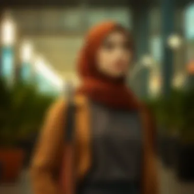 Balancing elegance and comfort in modest attire