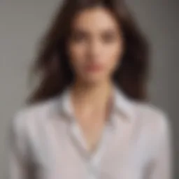 Elegant linen shirt design in a modern setup