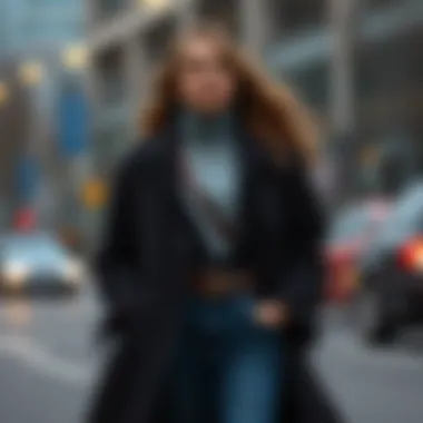 Trendy Layered Fashion Combination Layered outfit showcasing seasonal trends