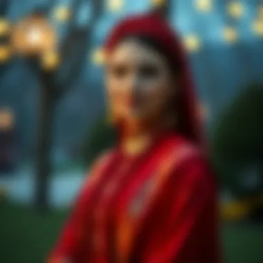 Elegant traditional outfit for festive occasions