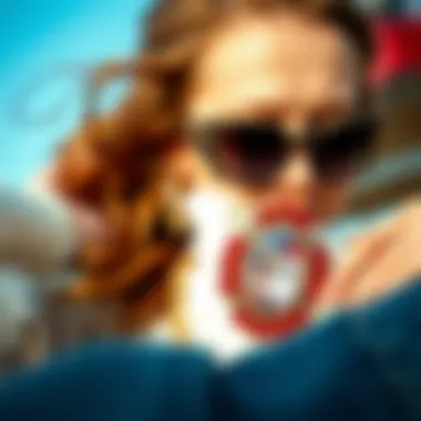 Stylish accessories enhancing the overall appearance