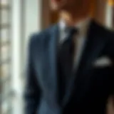 Exquisite Tailoring in Suits Sophisticated tailored suit showcasing elegance and craftsmanship