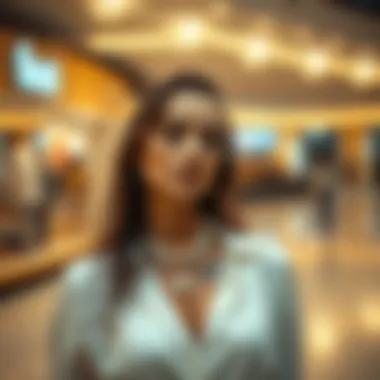 Trendy white dress combined with modern touches.