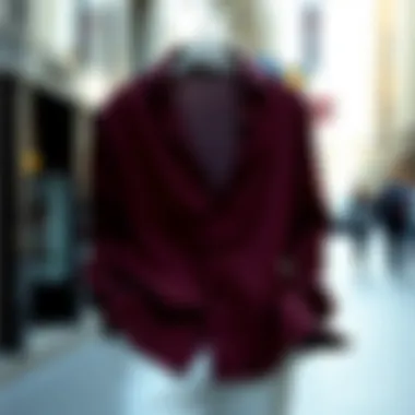 Stylish long shirt showcasing unique cut