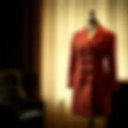 Elegant Boyner Fabrika coat displayed in a stylish setting