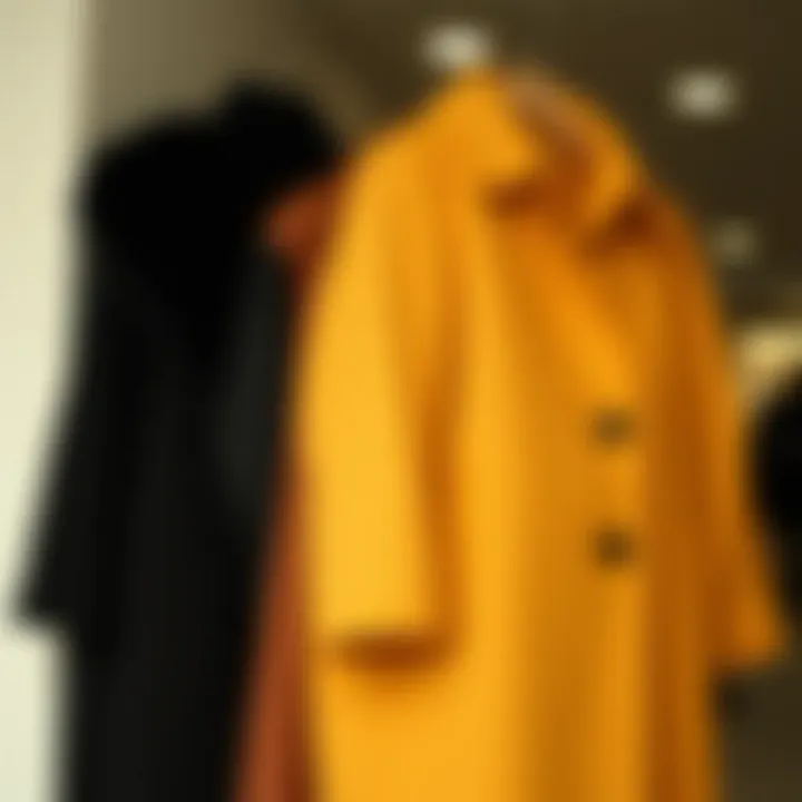 Variety of Boyner Fabrika coats showcasing different designs