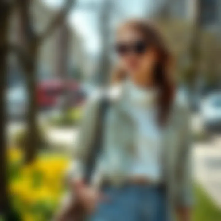 Casual Chic Spring Look Casual chic look with layered clothing and light fabrics
