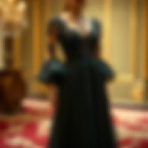 The Elegance of Chiffon Evening Gowns Elegant chiffon evening gown displaying intricate design