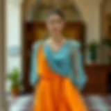 Elegance in Chiffon: A Colorful Showcase Elegant chiffon dress in various colors