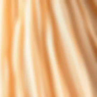 Close-up of the fabric texture of a chiffon pleated skirt