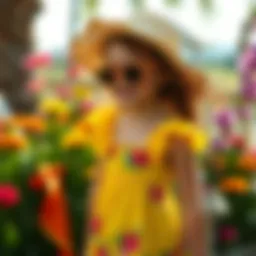 Bright summer dress for kids