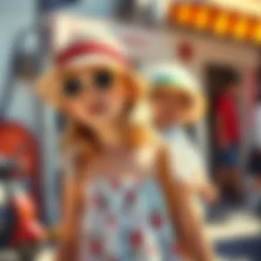 Trendy summer outfits for children