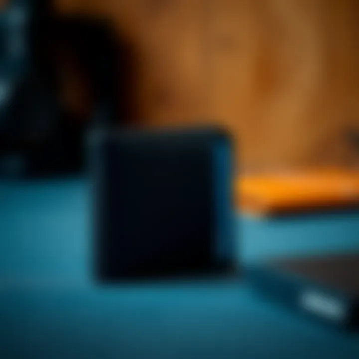 Functional Design: The Smart Organization of Slim Wallets Close-up of a slim wallet displaying its organizational features