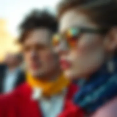 Color palette options for formal attire