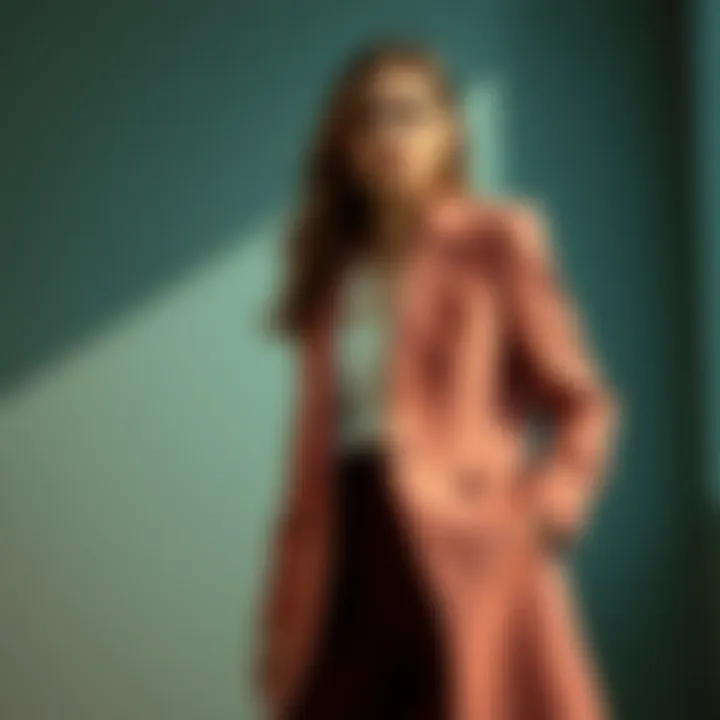 Contemporary color palette for formal wear
