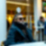Coonless Kazak in a Trendy Environment Stylish coonless kazak in a modern setting