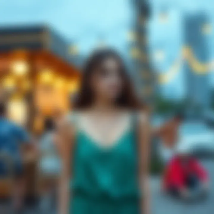 Casual green dress perfect for outdoor events