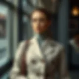 Elegant Buttoned Coat Elegant buttoned coat in a stylish setting