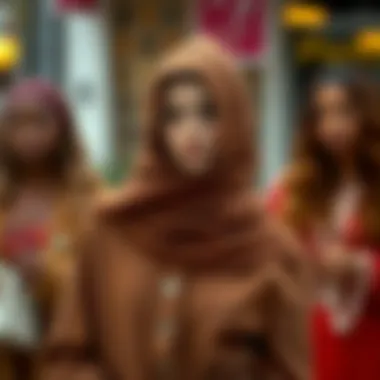 Diverse body types showcasing brown ferace styles
