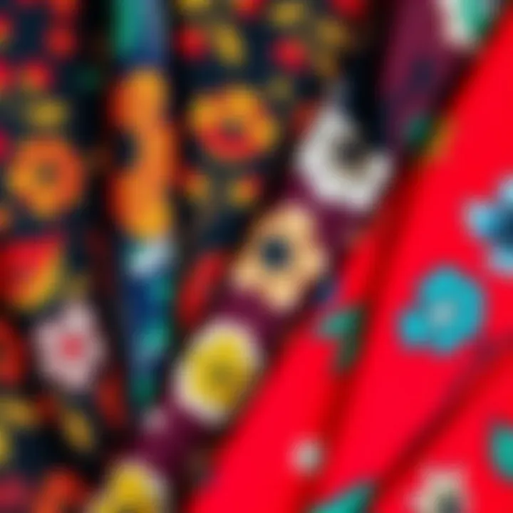 Exploring Diverse Styles in Fabrics Vibrant fabric swatches representing diverse styles