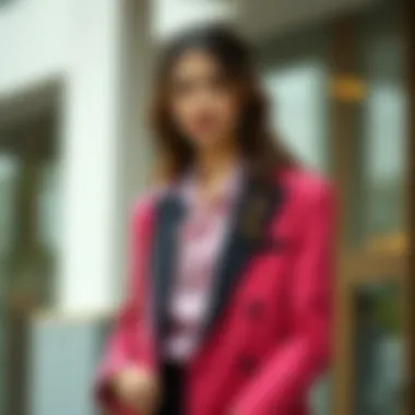 Sophisticated Blazer Choices Elegant blazer options for school graduation
