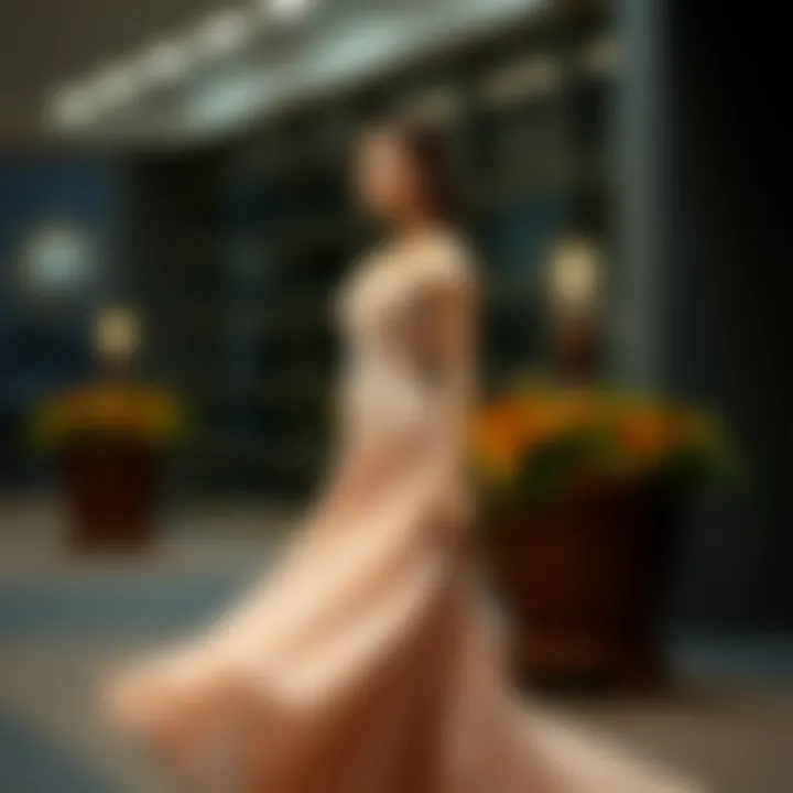 Elegant Short-Front Long-Back Dress Design Elegant short-front long-back dress design