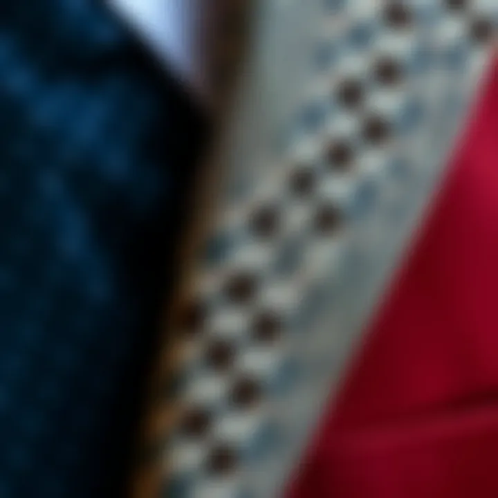 Detailed Fabric Texture of Affordable Suits Close-up of fabric texture of a suit