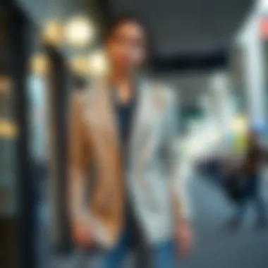 Elevated Casual Look A sophisticated casual outfit featuring a tailored blazer and jeans