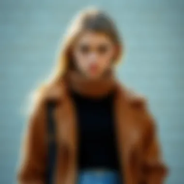 Textural Contrast in Casual Wear A mix of textures in a casual outfit, showcasing versatility