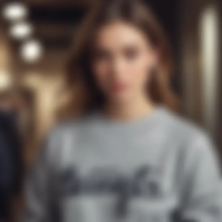 Stylish sweatshirt collection showcasing various designs and colors