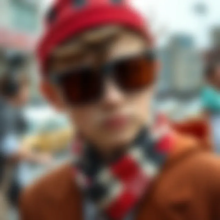 Trendy Accessories for Young Fashion Enthusiasts A collection of trendy accessories for young boys