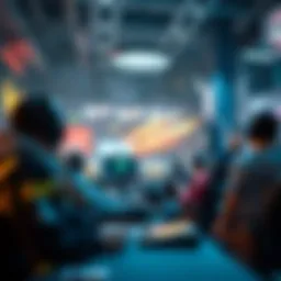 Dynamic online gaming environment showcasing various platforms