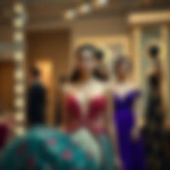 Showcasing Trendy Styles Trendy styles of evening wear showcased