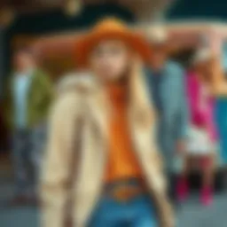 A vibrant collection of youth fashion showcasing diverse styles