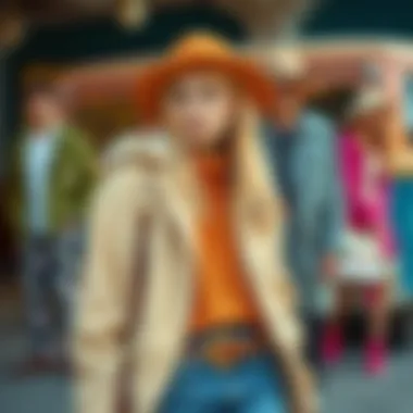 A vibrant collection of youth fashion showcasing diverse styles