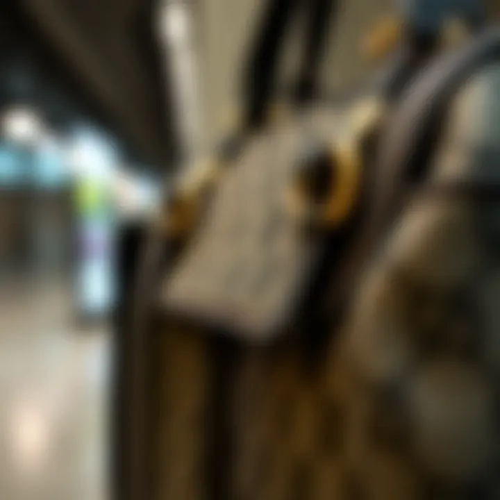 Craftsmanship of GG: Where Design Meets Quality Close-up of GG bag detailing and craftsmanship