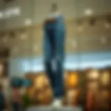 Stylish Slim Fit Jeans Stylish slim fit jeans showcased on a mannequin