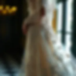 Elegant Gizia dress showcasing intricate design elements