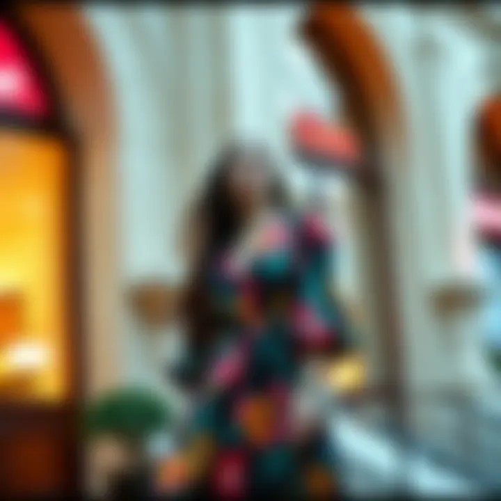 Trendy Vibrance with Gizia Vibrant Gizia dress highlighting contemporary fashion trends
